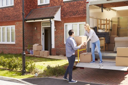 Professional removals team planning a move in Ham