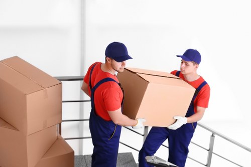 Temporary storage solutions for removals in Ham